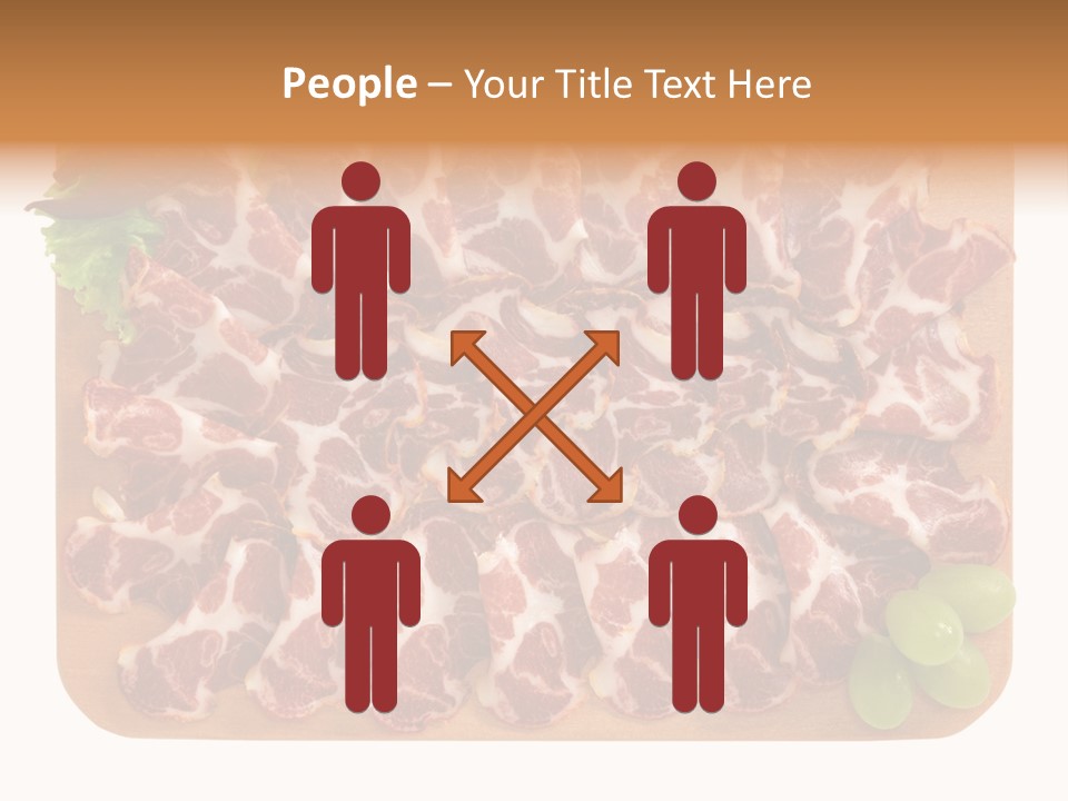 Salumificio Tagliere Carne Di Maiale PowerPoint Template