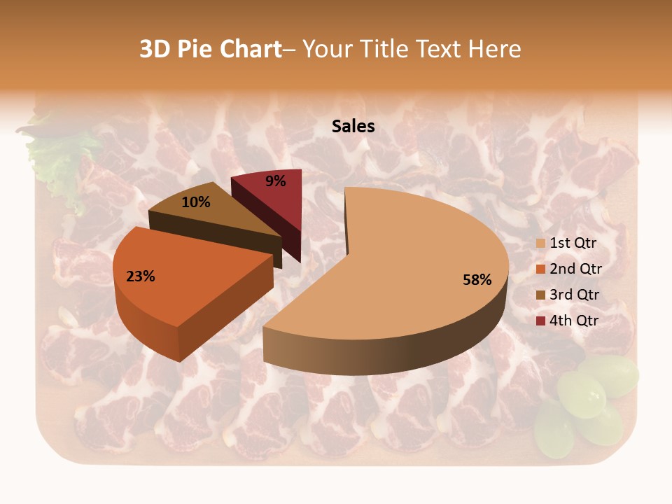 Salumificio Tagliere Carne Di Maiale PowerPoint Template