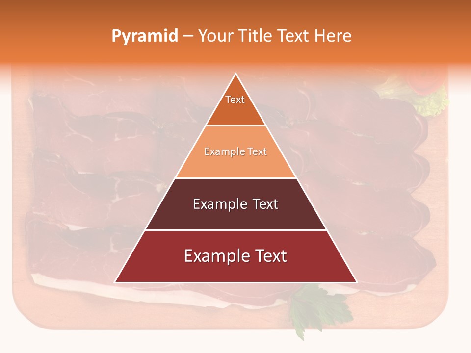 Trancio Cena Ingrediente PowerPoint Template