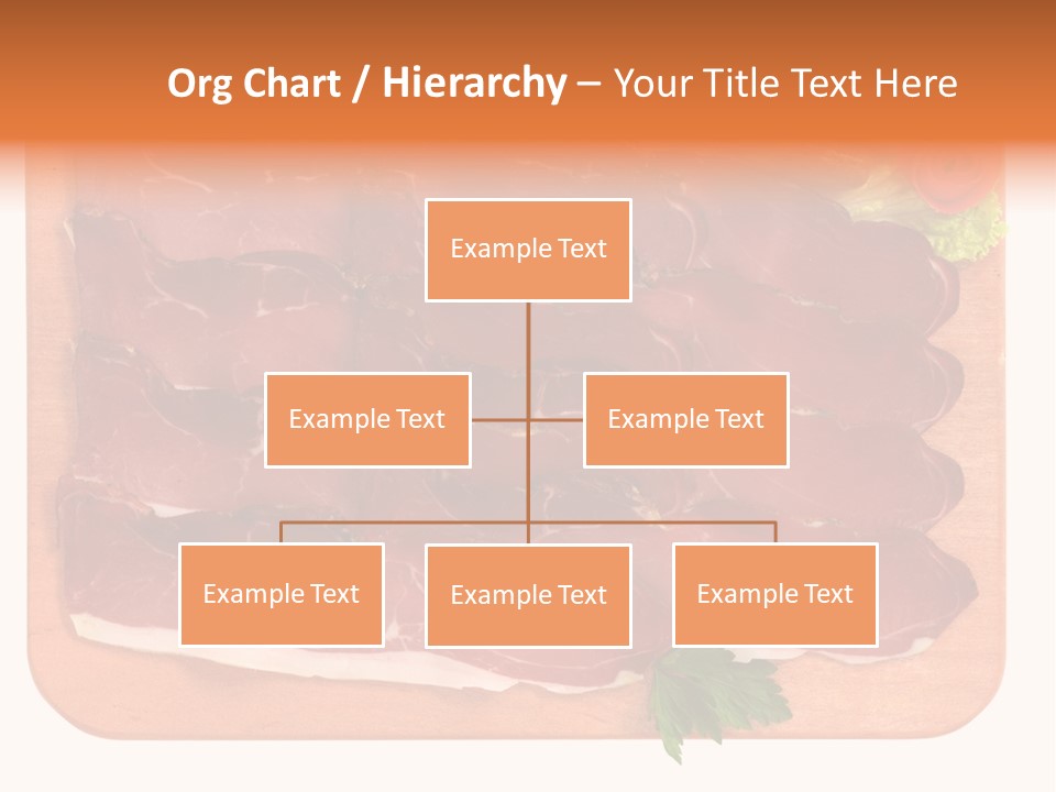Trancio Cena Ingrediente PowerPoint Template