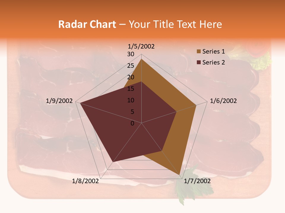 Trancio Cena Ingrediente PowerPoint Template