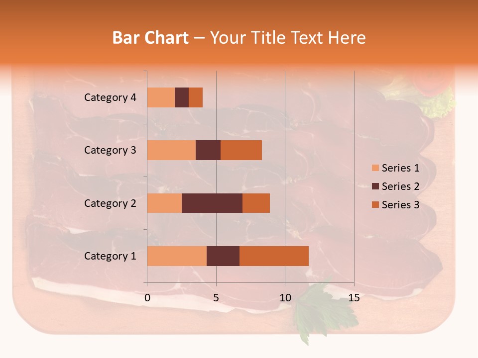 Trancio Cena Ingrediente PowerPoint Template