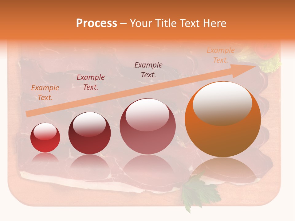 Trancio Cena Ingrediente PowerPoint Template