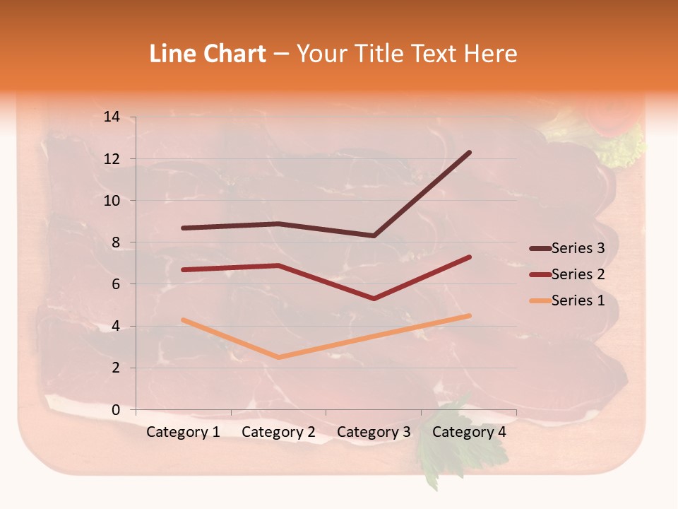 Trancio Cena Ingrediente PowerPoint Template