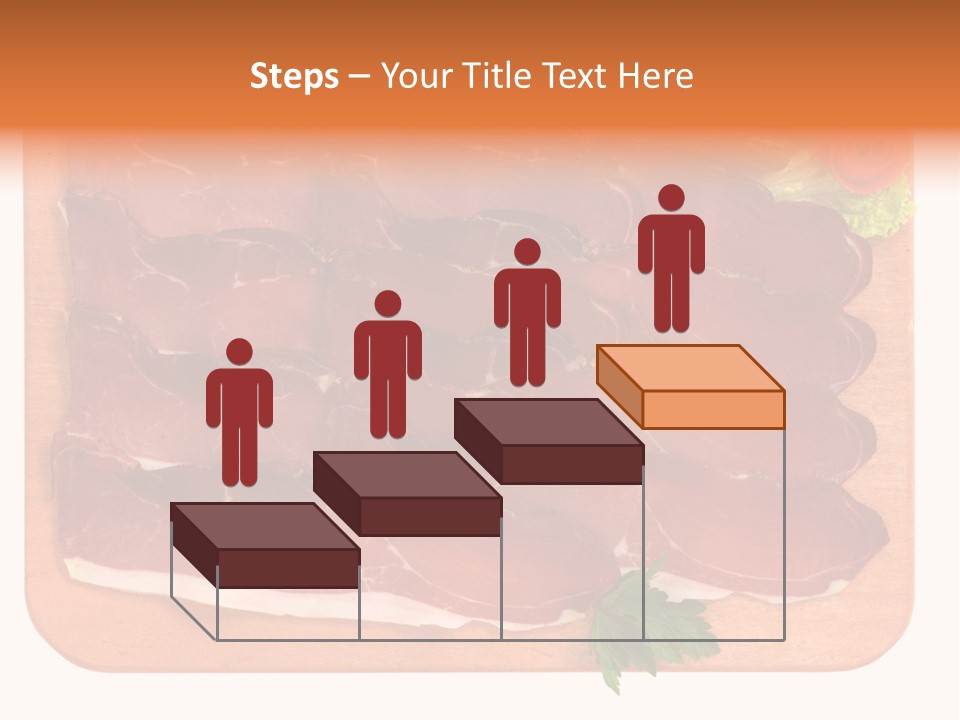 Trancio Cena Ingrediente PowerPoint Template