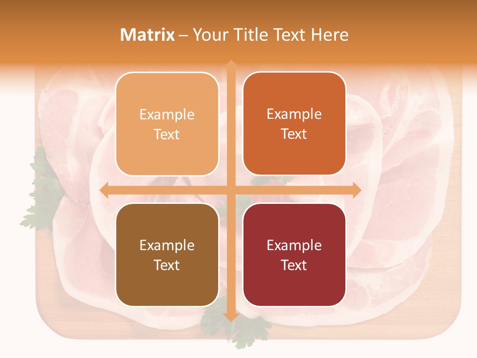 Freschezza Tagliere Rosa PowerPoint Template