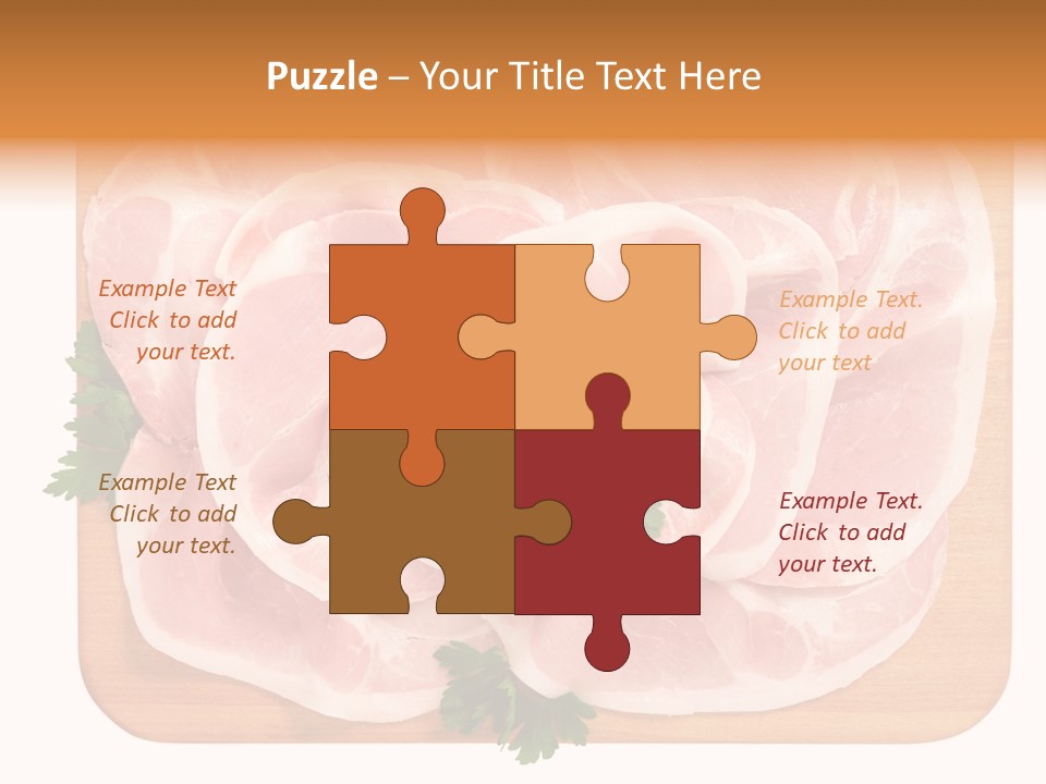 Freschezza Tagliere Rosa PowerPoint Template