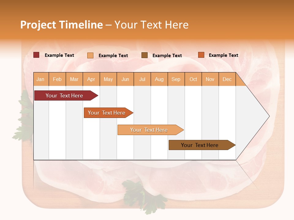 Freschezza Tagliere Rosa PowerPoint Template