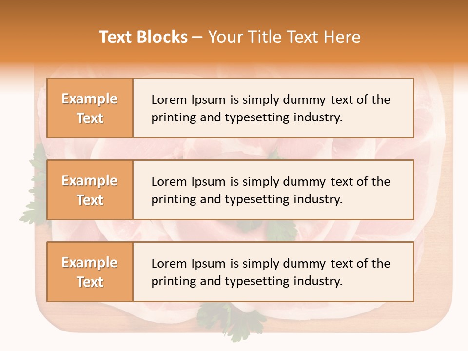Freschezza Tagliere Rosa PowerPoint Template