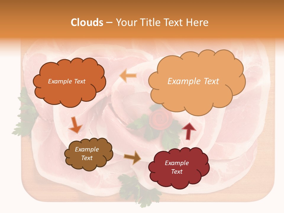 Freschezza Tagliere Rosa PowerPoint Template