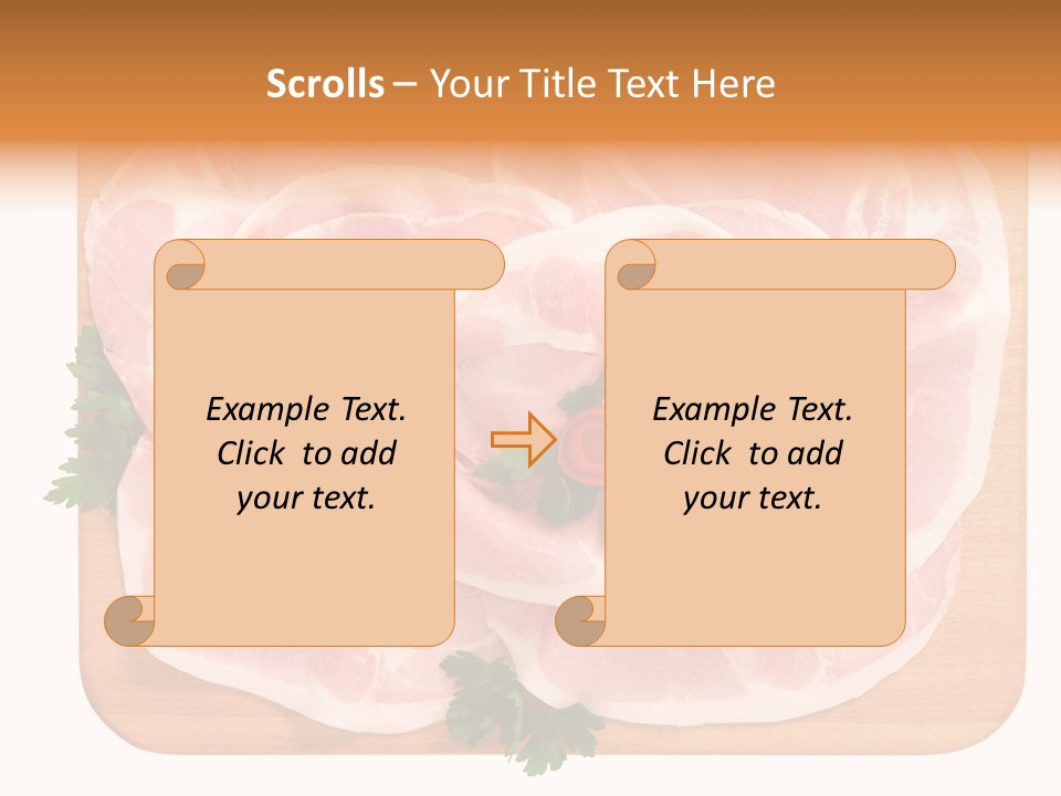 Freschezza Tagliere Rosa PowerPoint Template