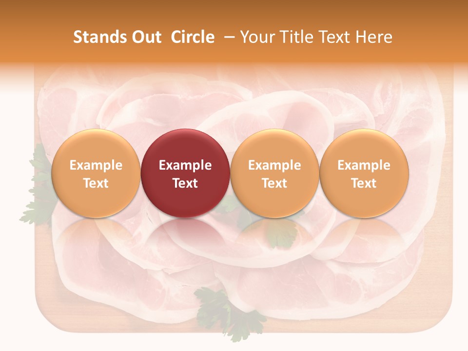 Freschezza Tagliere Rosa PowerPoint Template