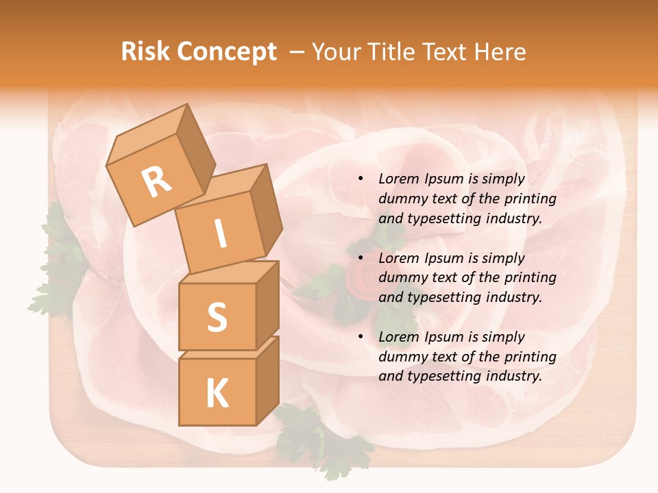 Freschezza Tagliere Rosa PowerPoint Template