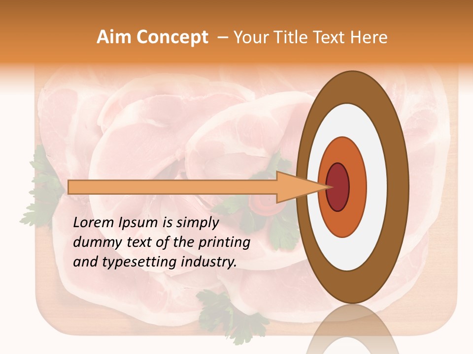 Freschezza Tagliere Rosa PowerPoint Template