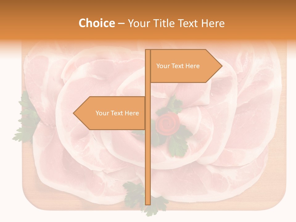 Freschezza Tagliere Rosa PowerPoint Template