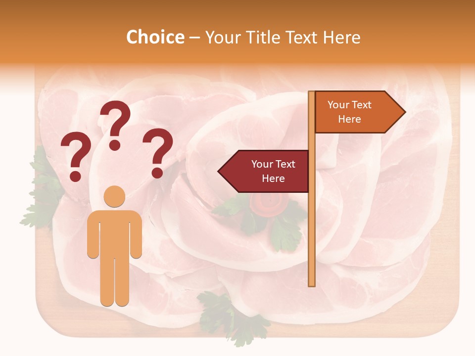 Freschezza Tagliere Rosa PowerPoint Template