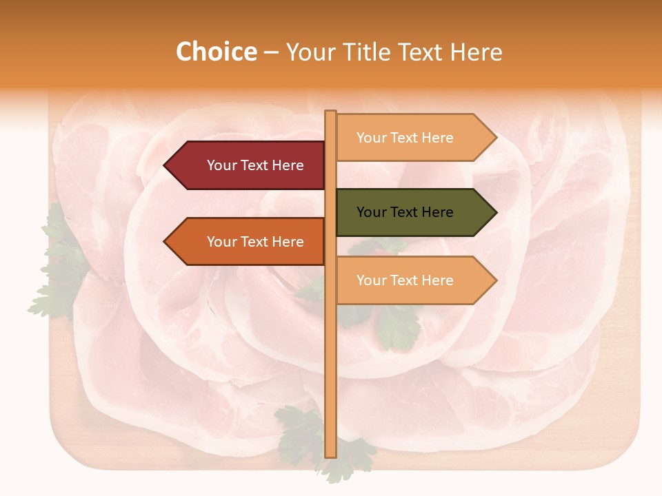 Freschezza Tagliere Rosa PowerPoint Template