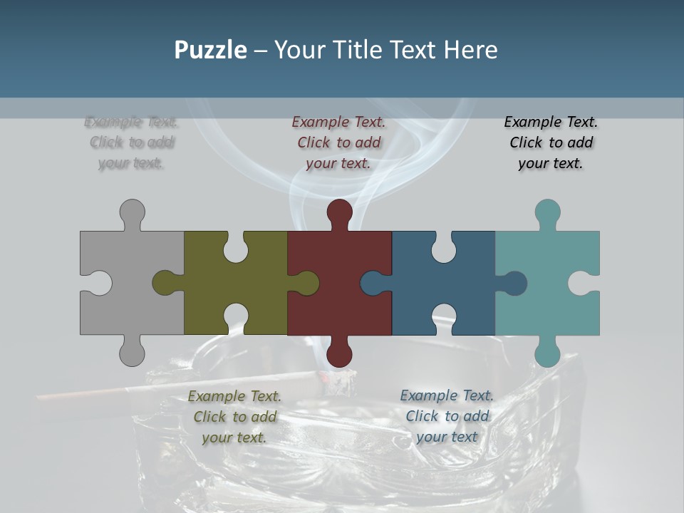 Blazing Habit Addiction PowerPoint Template