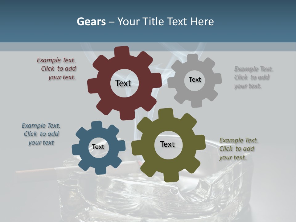 Blazing Habit Addiction PowerPoint Template