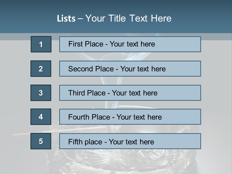 Blazing Habit Addiction PowerPoint Template