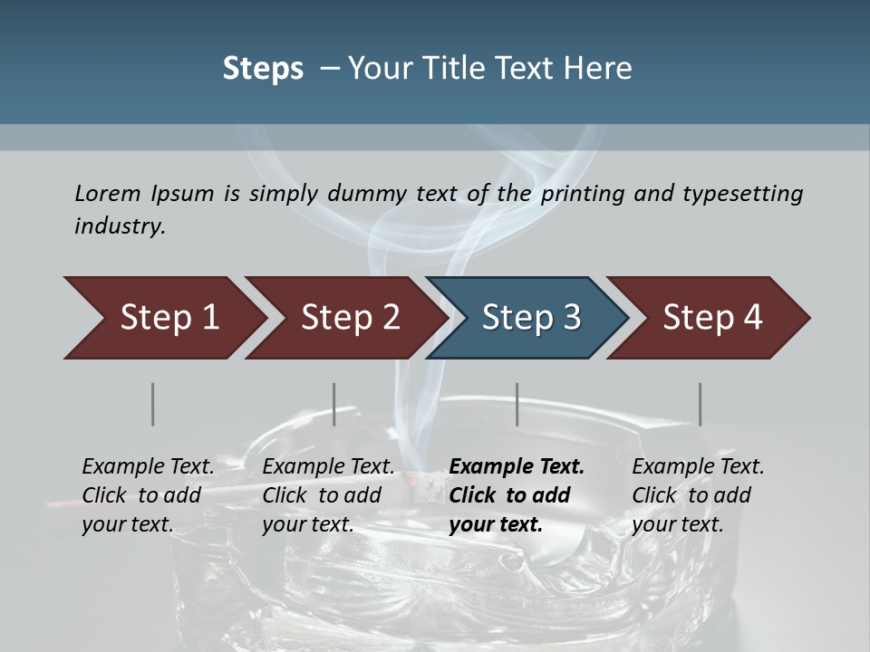 Blazing Habit Addiction PowerPoint Template