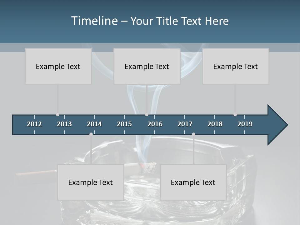 Blazing Habit Addiction PowerPoint Template