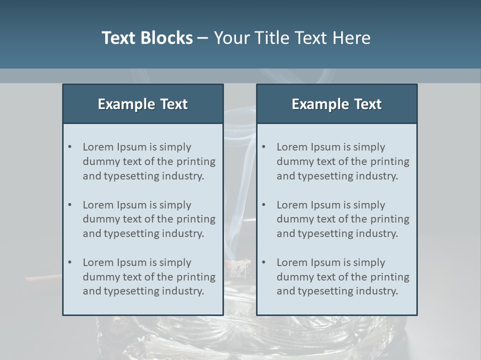 Blazing Habit Addiction PowerPoint Template