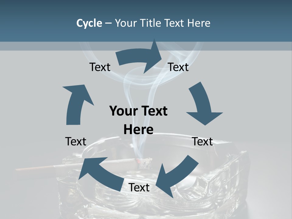 Blazing Habit Addiction PowerPoint Template