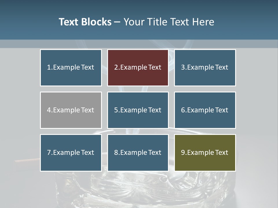 Blazing Habit Addiction PowerPoint Template