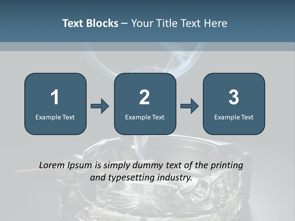 Blazing Habit Addiction PowerPoint Template