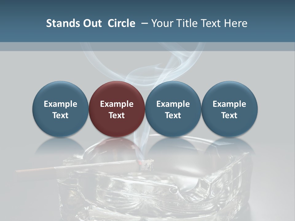 Blazing Habit Addiction PowerPoint Template