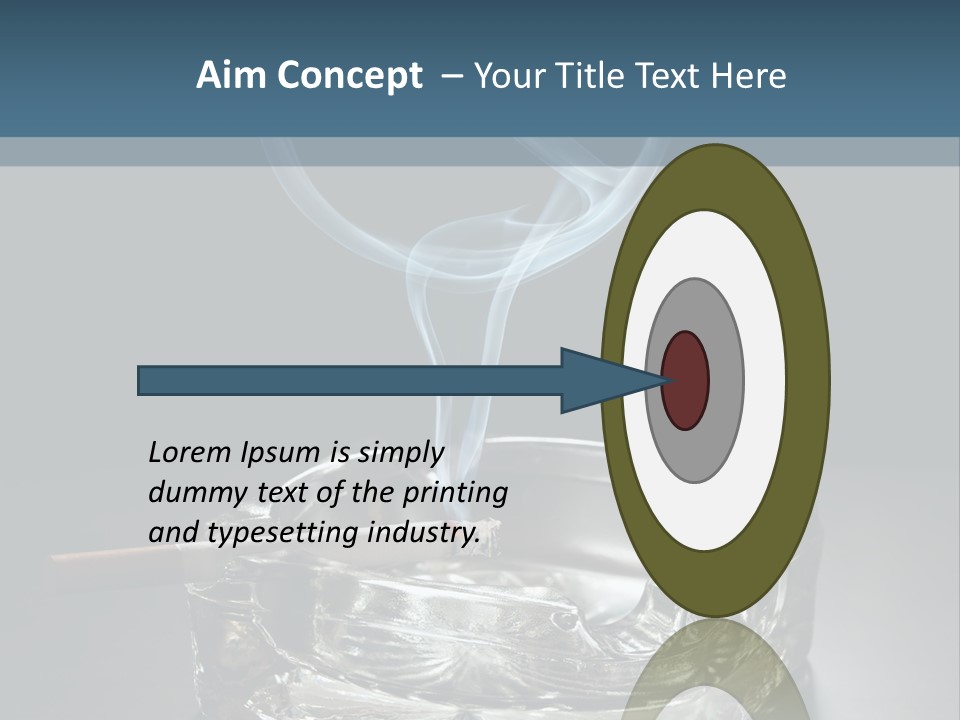 Blazing Habit Addiction PowerPoint Template