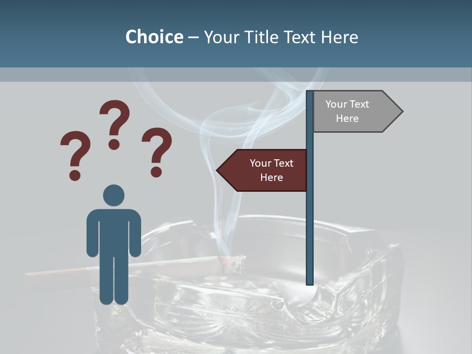 Blazing Habit Addiction PowerPoint Template