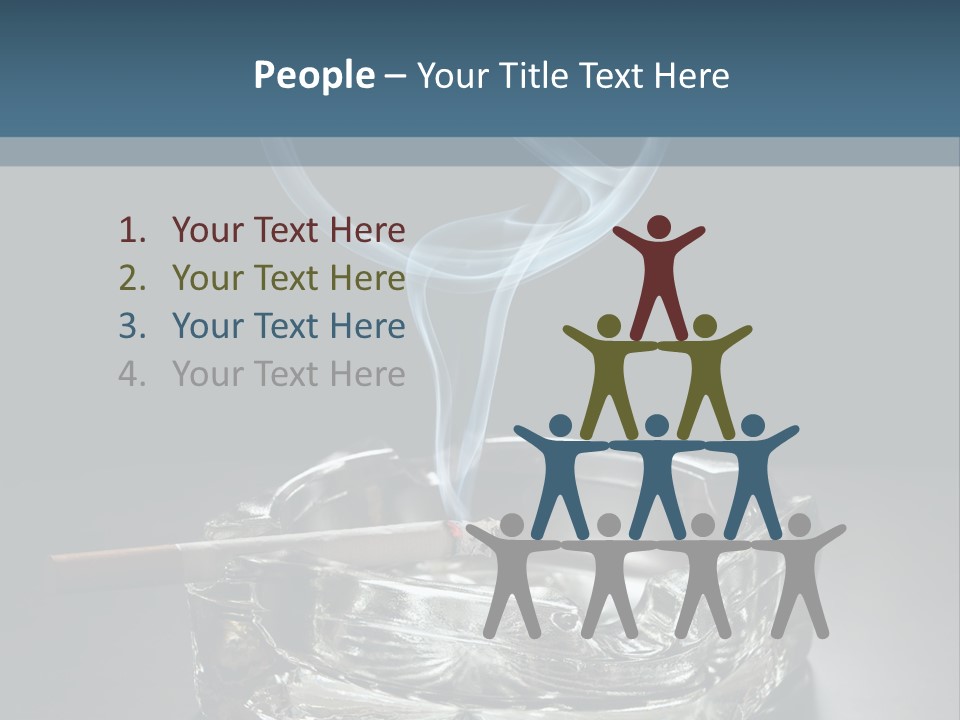 Blazing Habit Addiction PowerPoint Template