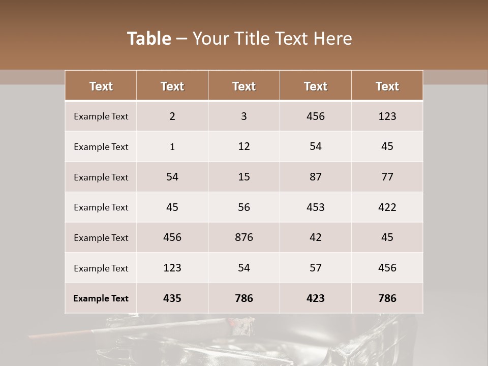 Fume Black Background Fantasy PowerPoint Template