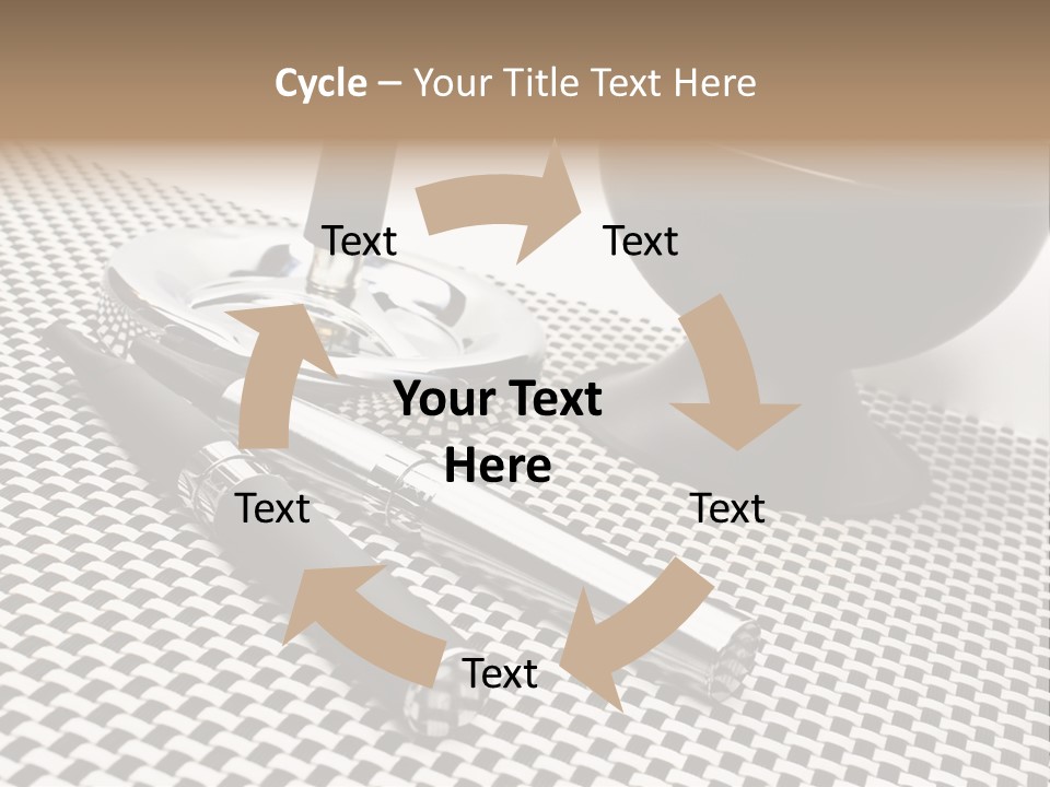 Elektrische Zigarette Silber Raucherentw PowerPoint Template