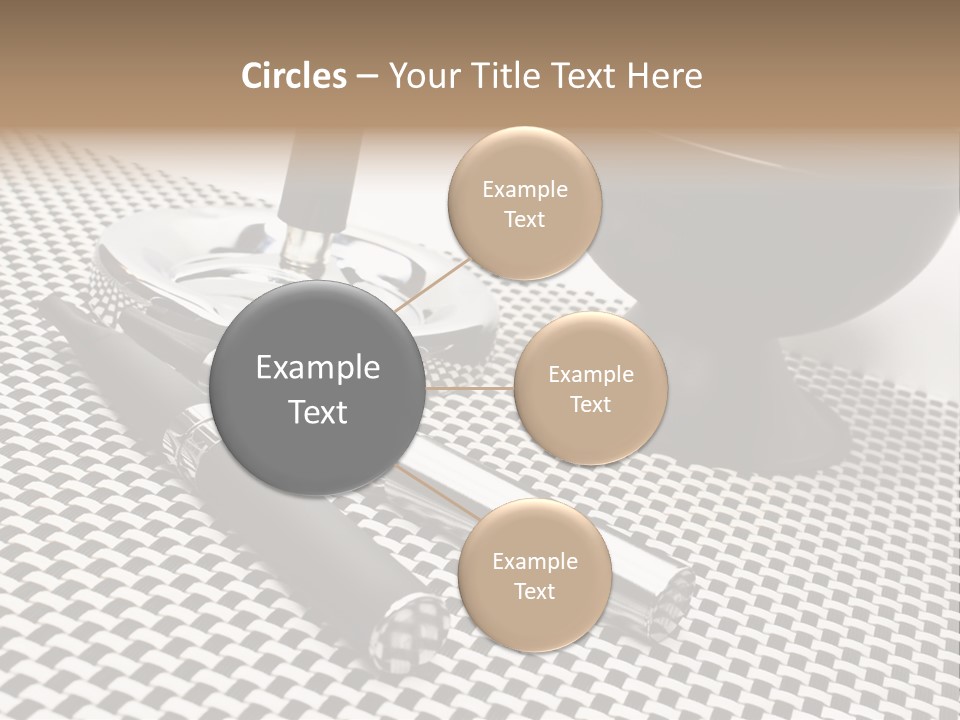 Elektrische Zigarette Silber Raucherentw PowerPoint Template