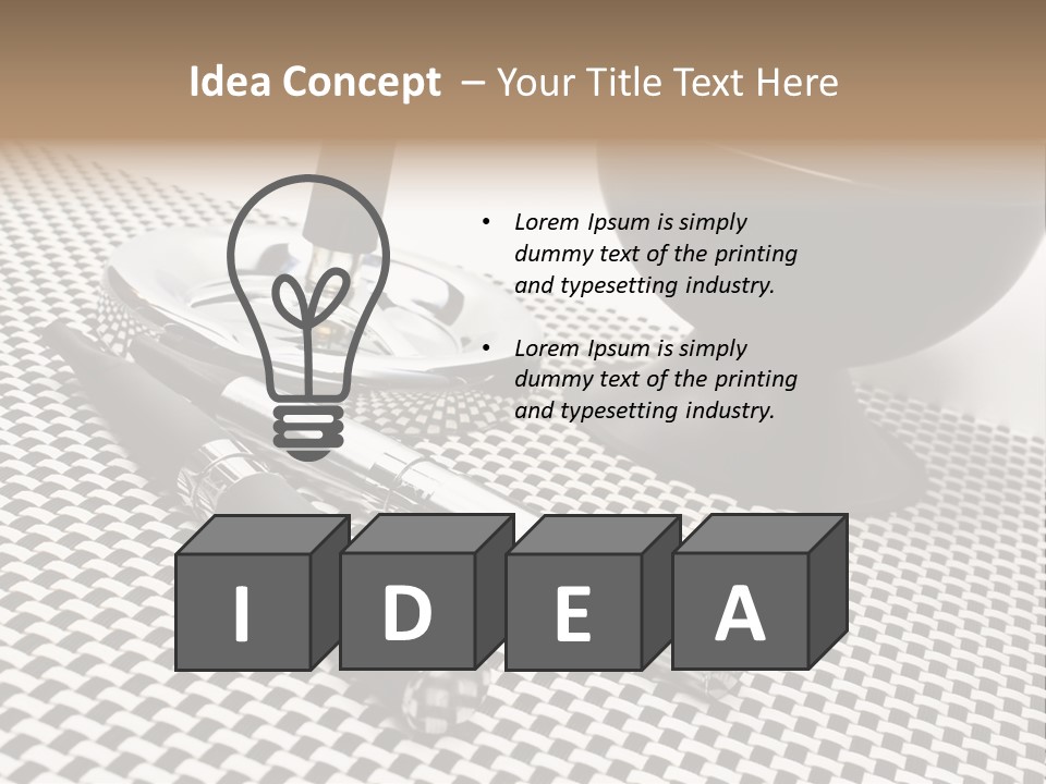 Elektrische Zigarette Silber Raucherentw PowerPoint Template