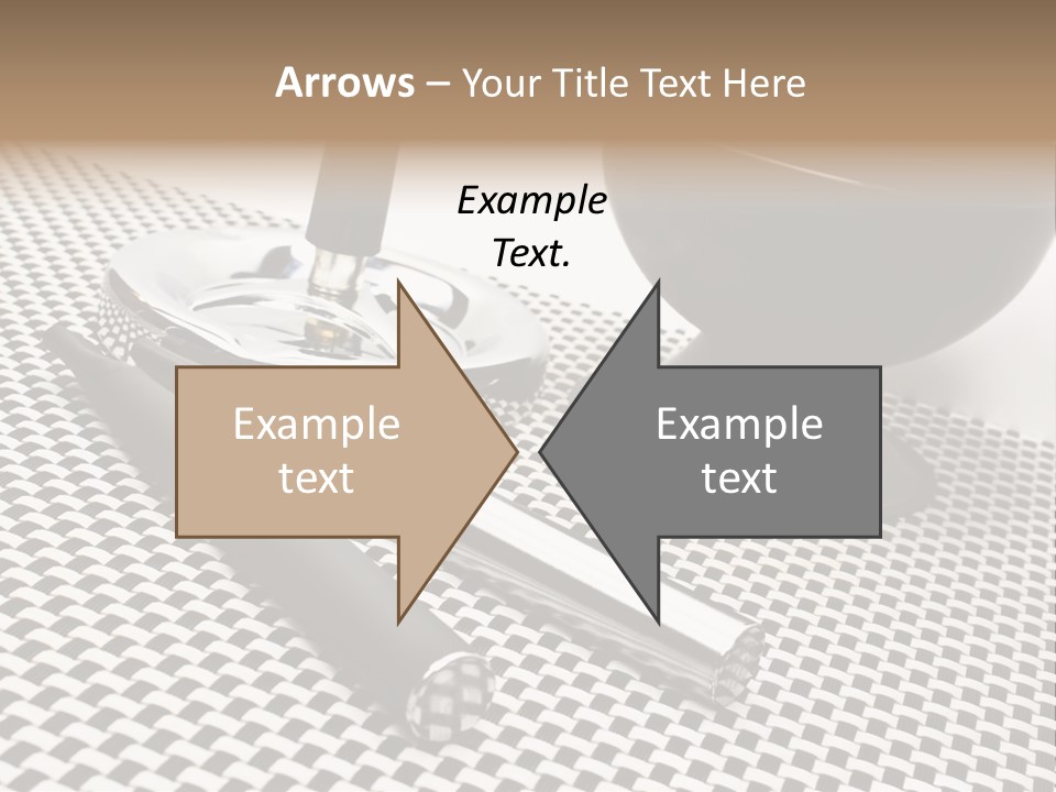 Elektrische Zigarette Silber Raucherentw PowerPoint Template