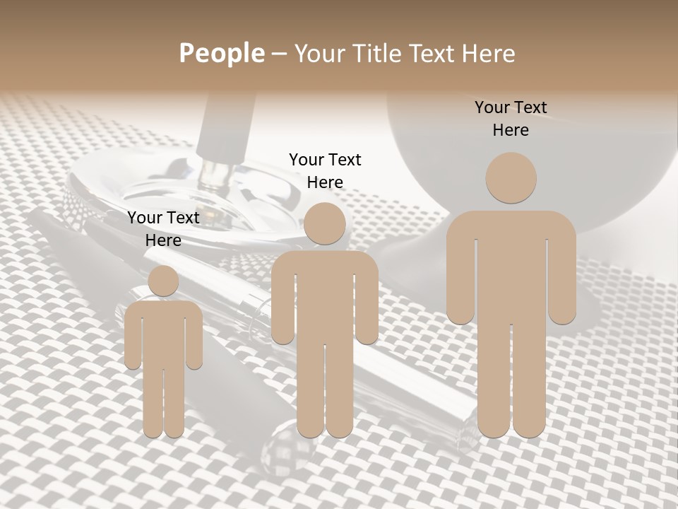 Elektrische Zigarette Silber Raucherentw PowerPoint Template