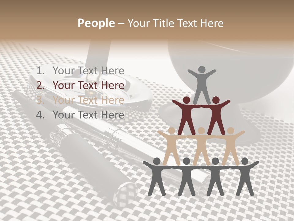 Elektrische Zigarette Silber Raucherentw PowerPoint Template