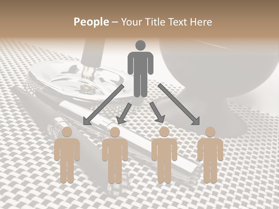 Elektrische Zigarette Silber Raucherentw PowerPoint Template