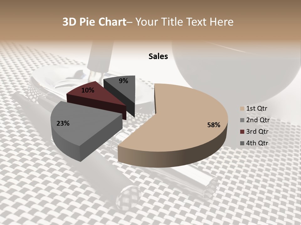 Elektrische Zigarette Silber Raucherentw PowerPoint Template