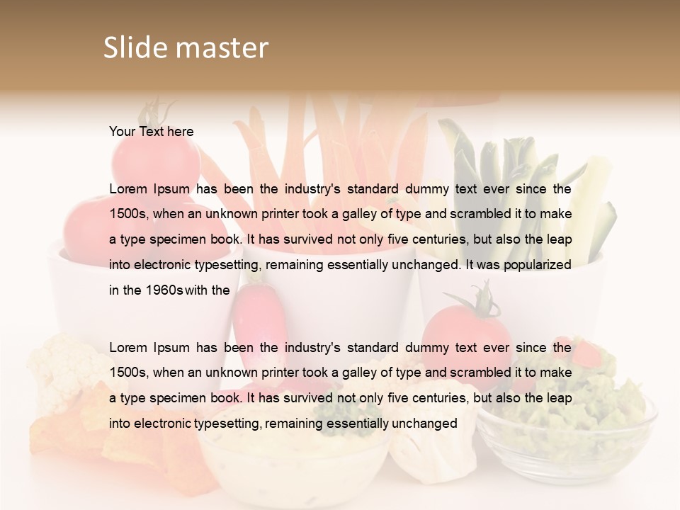 Carrot Fresh Meal PowerPoint Template