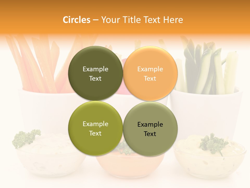 Isolated Background Zucchini PowerPoint Template