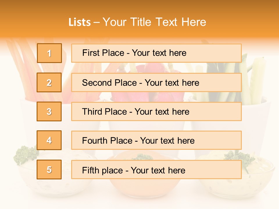 Isolated Background Zucchini PowerPoint Template