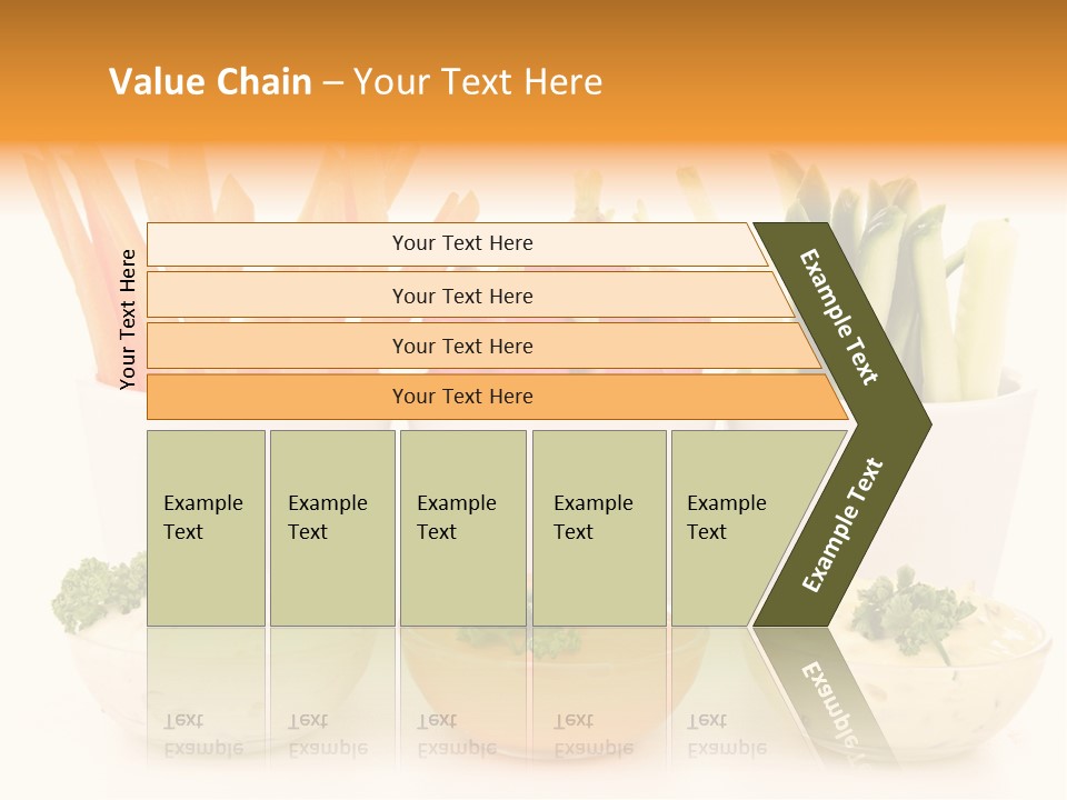 Isolated Background Zucchini PowerPoint Template