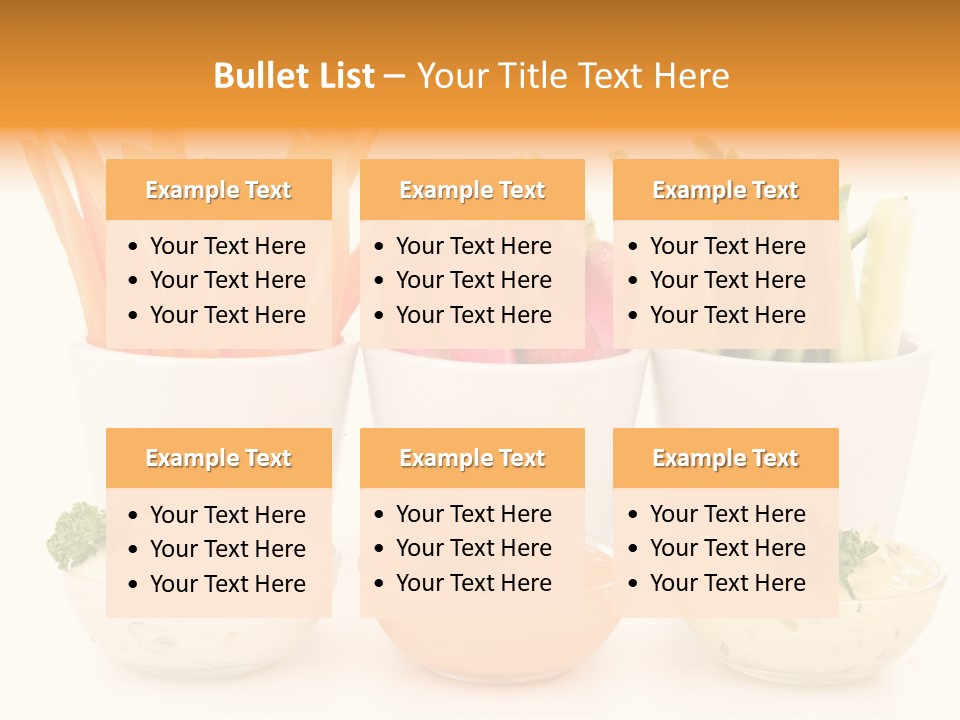 Isolated Background Zucchini PowerPoint Template