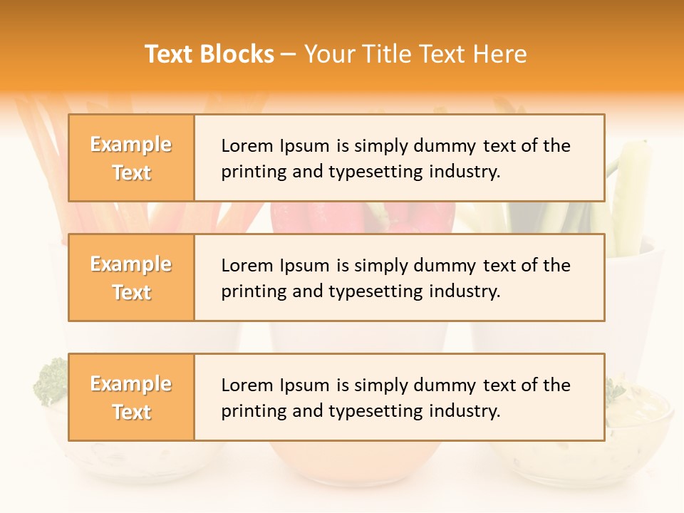 Isolated Background Zucchini PowerPoint Template