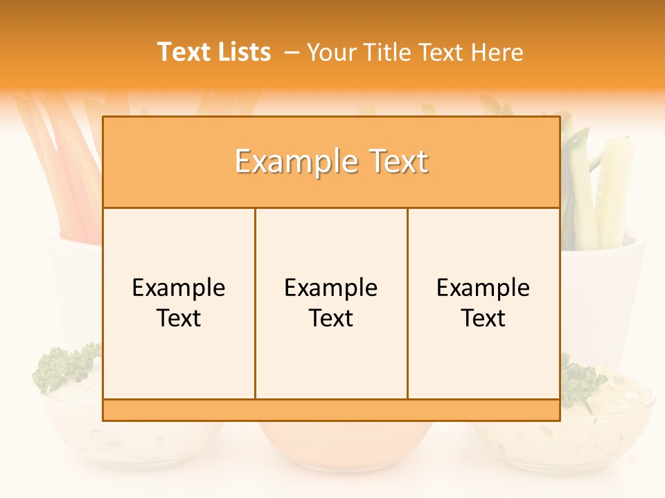 Isolated Background Zucchini PowerPoint Template